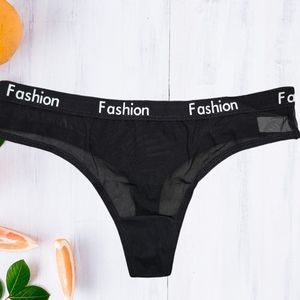 Fashion Panties Thong Sz L